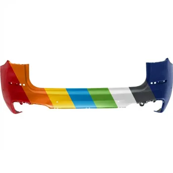 2018-2021 BMW X3 Rear Bumper Gray w/ Sensor 30i M Sport M40i CAPA OEM# 51128091992 PL# BM1100423C