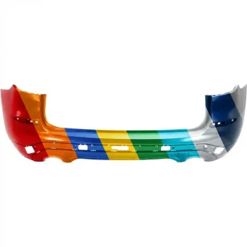 2018-2021 BMW X3 Rear Bumper Gray Without Parking Assist With Trailer Hitch 30i Without M Sport OEM# 51127488228 PL# BM1100428