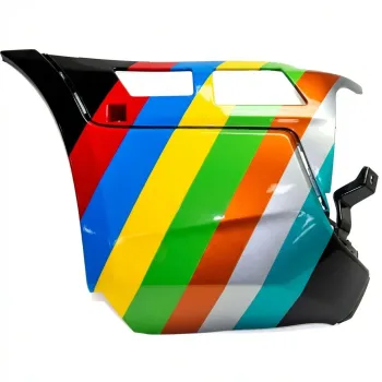 2007-2010 BMW X3 Rear Bumper End Left Textured Black OEM# 51123416237 PL# BM1116102