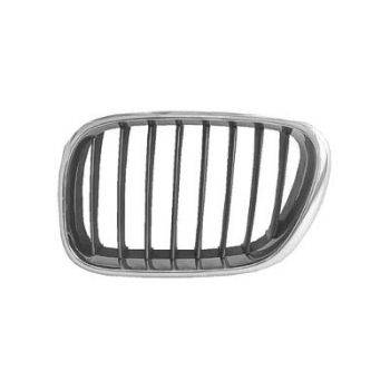 BMW BMW X5  GRILLE LEFT (Driver Side) CHROME/BLACK OEM# 51138402645 2000-2003 PL# BM1200152