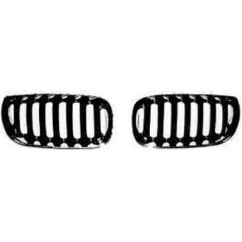 BMW BMW X3 GRILLE RIGHT (Passenger Side) CHR/BLK OEM# 51133414904 2004-2006 PL# BM1200169