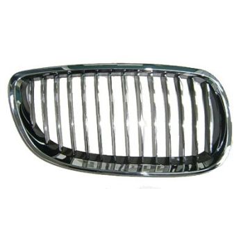 BMW BMW 3 (COUPE) GRILLE RIGHT (Passenger Side) CHROME FRAME & CHR/BLK INNER OEM# 51137157278 2007-2010 PL# BM1200185