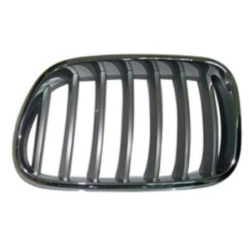 BMW BMW X3 GRILLE RIGHT (Passenger Side) CHROME TITAN (WO/M PKG)35i OEM# 51117338572 2011-2014 PL# BM1200203