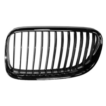 BMW BMW 3 (CONVERTIBLE) GRILLE LEFT (Driver Side) CHROME FRAME & BLACK INNER OEM# 51137254967 2011-2013 PL# BM1200210