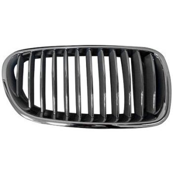 BMW BMW 5 SERIES (SEDAN)  GRILLE RIGHT (Passenger Side) BLACK (W/NIGHT VISION)(WO/PEDSTN RECOGNITION) OEM# 51712165528 2011-2013 PL# BM1200213