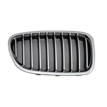 BMW BMW 5 SERIES HYBRID GRILLE RIGHT (Passenger Side) CHR/CHR-SILVER (WO/NIGH VISION)(M SPORT) OEM# 51137412326 2014-2016 PL# BM1200247