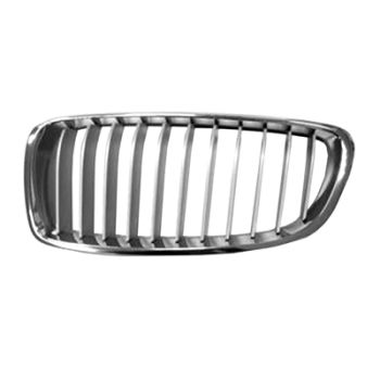 BMW BMW 4 (4DOORS) GRILLE LEFT (Driver Side) CHR-TITAN (MODERN LINE) OEM# 51137294819 2015-2020 PL# BM1200266