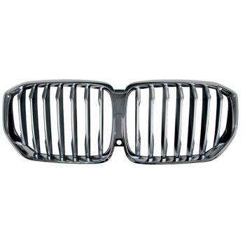BMW BMW X5 (40i/45e/50i/M50i) GRILLE (WO/SHADOW LINE)(W/NIGHT VISION)(EXC M50i) OEM#51137454889 2019-2023 PL# BM1200326