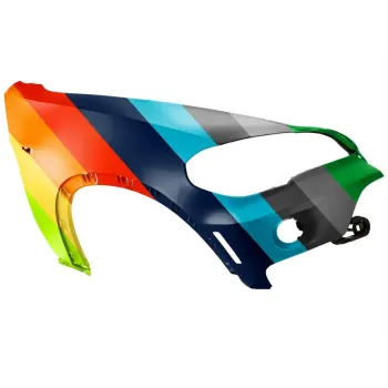 2007-2010 BMW X5 Fender Right Passenger Side W O Head Lamp Washer OEM# 51657178398 PL# BM1241145