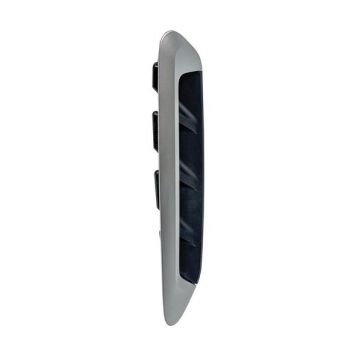 BMW BMW X4 FENDER VENT INSERT LEFT (Driver Side) SATIN-CHROME/BLACK OEM# 51137418605 2019-2025 PL# BM1266108