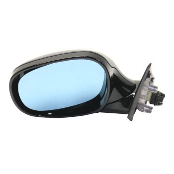 2009-2012 BMW BMW 3 Wagon Door Mirror Left Driver Side Power Heated Flat Blue With Shadow Line OEM# 51167268277 PFM PL# BM1320141