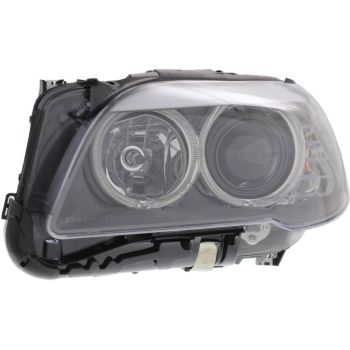 BMW BMW 5 SERIES HYBRID  HEAD LAMP ASSY LEFT (Driver Side) (HALOGEN)(WO/AUTO ADJUST) OEM# 63117203243 2012-2013 PL# BM2502174