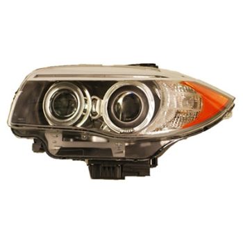 BMW BMW 1 2DOORS/COUPE/CONVERTIBLE HEAD LAMP UNIT LEFT (Driver Side) (XENON)(FROM 3-11)(WO/AUTO ADJUST)(OE Quality) OEM# 63117273835 2011-2013 PL# BM2518137