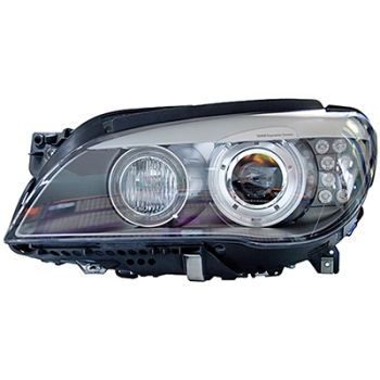 BMW BMW 7 SERIES  (EXC 750 HYBRID) HEAD LAMP UNIT LEFT (Driver Side) (BI-XENON)(W/ADAPTIVE) OEM# 63117228423 2009-2012 PL# BM2518168