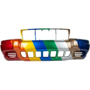 1999-2003 JEEP GRAND CHEROKEE Front Bumper Textured Dark Gray Without Fog Lights OEM# 5EU79HS5 PL# CH1000264