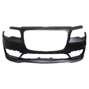 CHRYSLER 300 FRONT BUMPER COVER PRIMED (WO/SENSOR)(1PC BMP APPLICUE)(W/APPEARANCE PKG)**CAPA** OEM#5PP58TZZAD 2017-2023 PL# CH1000A36C