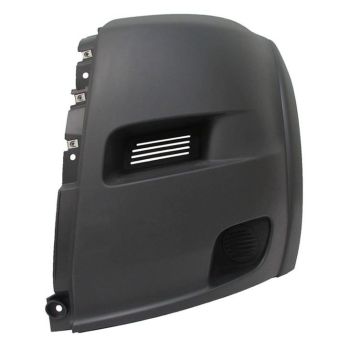 DODGE TRUCKS & VANS PROMASTER 1500/2500/3500 FRONT BUMPER COVER LEFT (Driver Side) TXT-GRAY (WO/FOG)(WO/SENSOR) **CAPA** OEM#1ZT92LAHAA 2014-2018 PL# CH1016106C