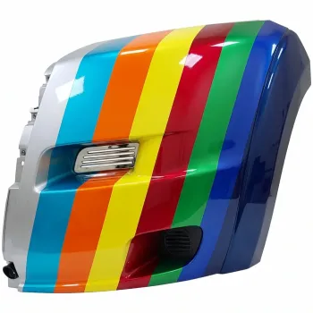 2019-2022 DODGE PROMASTER 1500/2500/Front Bumper Left (Driver Side) TXT-Black Without Fog or Sensor OEM# 1ZT92JXWAA PL# CH1016108