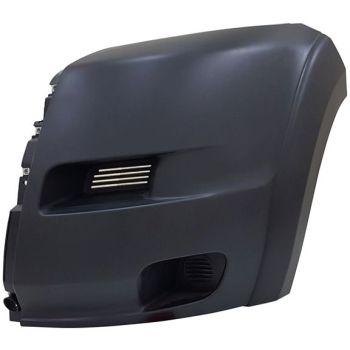 DODGE TRUCKS & VANS PROMASTER 1500/2500/3500 FRONT BUMPER COVER LEFT (Driver Side) TXT-BLACK (WO/FOG)(WO/SENSOR) **CAPA** OEM#1ZT92JXWAA 2019-2022 PL# CH1016108C