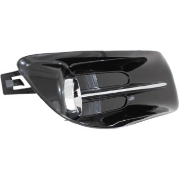 DODGE DART FOG LAMP COVER LEFT (Driver Side) BLACK W/CHR MOLDING (W/FOG) **CAPA** OEM#68163975AB 2013-2016 PL# CH1038140C