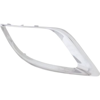 DODGE TRUCKS & VANS DURANGO FOG LAMP COVER OUTER MOLDING LEFT (Driver Side) CHROME (2PC BUMPER CVR) **CAPA** OEM#5113745AB 2014-2020 PL# CH1038163C