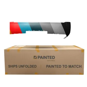 DODGE TRUCKS & VANS NITRO REAR BUMPER COVER TEXT-BLK (W/ TRAILER HITCH) **CAPA** OEM#1FU38CD7AA 2007-2009 PL# CH1100880C