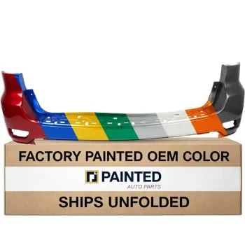 2014-2022 JEEP GRAND CHEROKEE Rear Bumper Upper without Chrome Molding without Sensor without Blind Spot Except SRT/Trackhawk CAPA OEM# 1VQ65TZZAA PL# CH1100952C