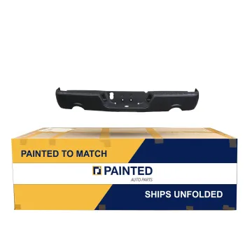 2009-2012 DODGE RStep Bumper Assembly Black Dual Exhaust without Sensor CAPA OEM# 68049779AB-PFM PL# CH1103123C