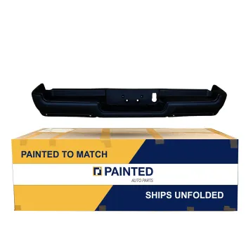 2019-2024 DODGE RRear Step Bumper Assembly Black with Parking Sensor and Advanced Parking Single Exhaust Rebel OEM# 68404445AB-PFM PL# CH1103135