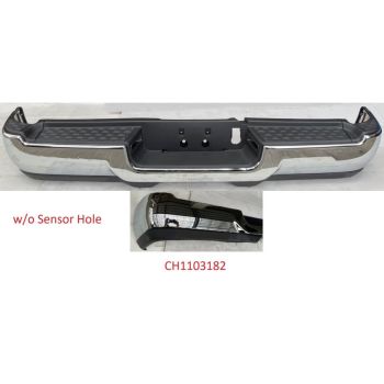 DODGE TRUCKS & VANS DODGE/PU (R2500/3500) REAR STEP BMP ASSY CHROME (WO/SENSOR) OEM#68576316AA-PFM 2019-2024 PL# CH1103182