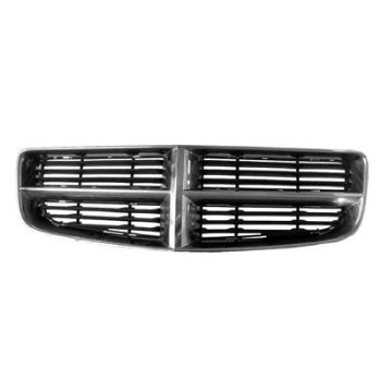 DODGE CHARGER  GRILLE CHROME FRAME/ BLACK BAR INSERT OEM# 4806180AD 2006-2010 PL# CH1200296