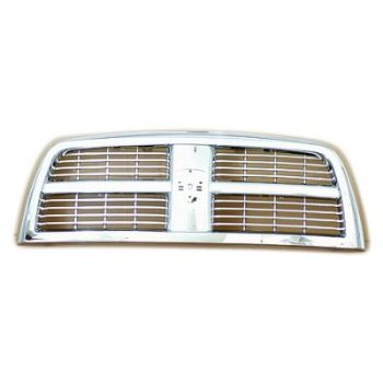 DODGE TRUCKS & VANS DODGE/PU  (R2500/3500) GRILLE CHROME W/CHROME INNER OEM#68001468AB 2010-2012 PL# CH1200335