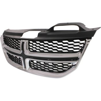 DODGE JOURNEY  GRILLE CHROME/BLACK OEM# 1SU84SZ0AC 2011-2020 PL# CH1200362