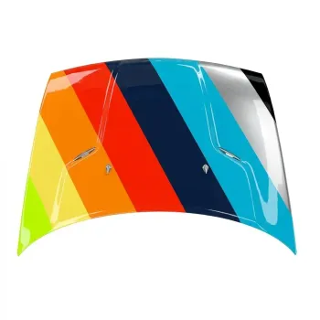 2008-2014 DODGE CHALLENGER Hood Aluminum WO SCOOP CAPA OEM# 68044225AC PL# CH1230277C