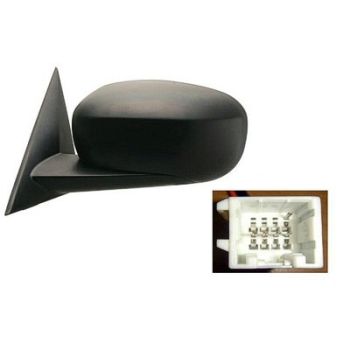 DODGE MAGNUM DOOR MIRROR LEFT (Driver Side) POWER/HEATED (PTD CVR)(NON-FOLD) OEM#1CJ991XRAC-PFM 2005-2008 PL# CH1320284