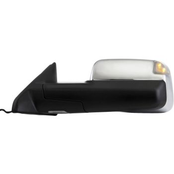 DODGE TRUCKS & VANS DODGE/PU (R2500/3500) DOOR MIRROR LEFT (Driver Side) PWR/HTD/SIGNAL/PUDDLE/MEMORY (DUAL GLASS)(CHR)(W/TOW PKG) OEM#68033735AK 2010-2011 PL# CH1320320