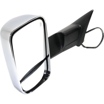 DODGE TRUCKS & VANS DODGE/PU (R2500/3500) DOOR MIRROR LEFT (Driver Side) PWR/HTD/SIGNAL/PUDDLE/MEMORY (CHR)(TOW TYPE) OEM#68143807AE 2012 PL# CH1320334