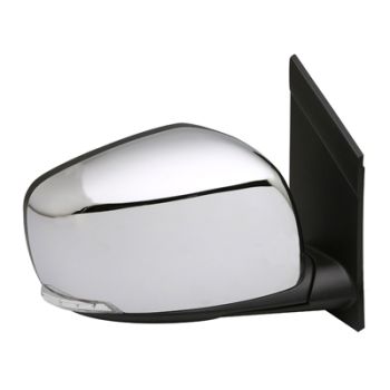 DODGE TRUCKS & VANS GRAND CARAVAN  DOOR MIRROR LEFT (Driver Side) PWR/HTD/SIGNAL/PWR-FOLD (WO/SIDE OBJECT)(CHROME CVR) OEM#5113353AL 2008-2016 PL# CH1320386