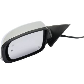 CHRYSLER 300 DOOR MIRROR LEFT (Driver Side) PWR/HTD/SIGNAL/PUDDLE/MEMORY/BSD (CHROME CVR)(WO/DIM OEM#57010421AJ-PFM 2012-2019 PL# CH1320426