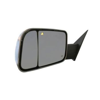 DODGE TRUCKS & VANS DODGE/PU (R1500) DOOR MIRROR LEFT (Driver Side) PWR/HTD/SIGNAL/PUDDLE/MEMORY (W/BSD)(CHROME)(W/TOW PKG) OEM#68276479AE 2019-2022 PL# CH1320462