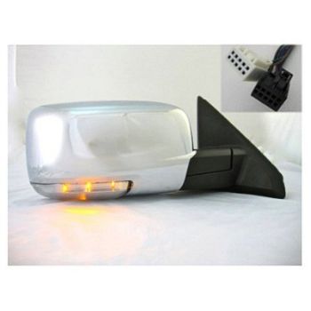 DODGE TRUCKS & VANS DODGE/PU (R1500) DOOR MIRROR RIGHT (Passenger Side) PWR/HTD/SIGNAL/PUDDLE/MEMORY (SINGLE GLASS)(CHR) OEM#55079042AD (P) 2009-2012 PL# CH1321292