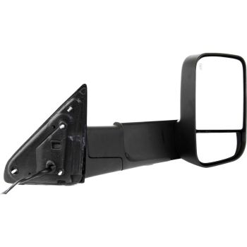 DODGE TRUCKS & VANS DODGE/PU (R1500) DOOR MIRROR RIGHT (Passenger Side) PWR/HTD/SIGNAL/PUDDLE (DUAL GLASS)(TEXT BLACK)(W/TOW PKG) OEM#55372070AM 2010-2011 PL# CH1321315