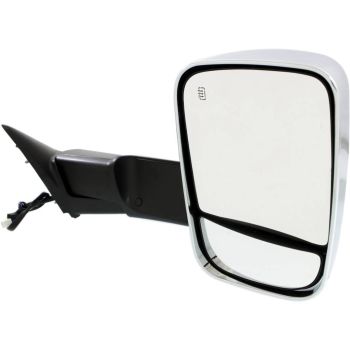 DODGE TRUCKS & VANS DODGE/PU (R1500) DOOR MIRROR RIGHT (Passenger Side) PWR/HTD/SIGNAL/PUDDLE/MEMORY (DUAL GLASS)(CHR)(W/TOW) OEM#68285866AB 2013-2022 PL# CH1321351