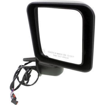 JEEP WRANGLER (JK) DOOR MIRROR RIGHT (Passenger Side) POWER HTD (TXT-BLK)(N-FOLD) OEM#68249846AC 2015-2018 PL# CH1321390