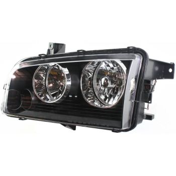 DODGE CHARGER  HEAD LAMP ASSY LEFT (Driver Side) (HALOGEN)(TO:11-8-06) OEM# 4806165AF 2006 PL# CH2502163