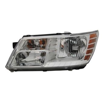 DODGE JOURNEY HEAD LAMP ASSEMBLY LEFT (Driver Side) (CHROME BEZEL) OEM#5116289AC 2009-2020 PL# CH2502222