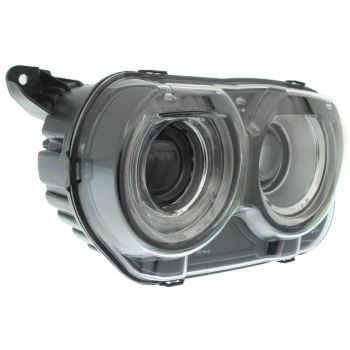 DODGE CHALLENGER HEAD LAMP ASSEMBLY LEFT (Driver Side) (HALOGEN)**CAPA** OEM# 68174065AF 2015-2023 PL# CH2502267C