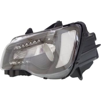 CHRYSLER 300 HEAD LAMP ASSY LEFT (Driver Side) (HALOGEN)(BLACK) OEM#68214383AD 2015-2017 PL# CH2502269
