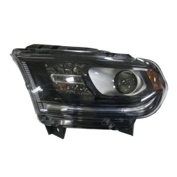 DODGE TRUCKS & VANS DURANGO HEAD LAMP ASSY LEFT (Driver Side) (HALOGEN)(WO/LED DRL)(BLACK BEZEL) OEM#68299135AE 2016-2020 PL# CH2502302