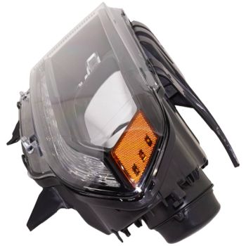 DODGE TRUCKS & VANS DURANGO HEAD LAMP ASSY LEFT (Driver Side) (HALOGEN W/LED DRL)(BLACK TRIM)**CAPA** OEM#68299131AH 2016-2020 PL# CH2502305C